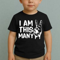 I AM This Many 2 Years Old Toddler T-Shirt