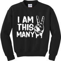 I AM This Many 2 Years Old Kids Sweatshirt