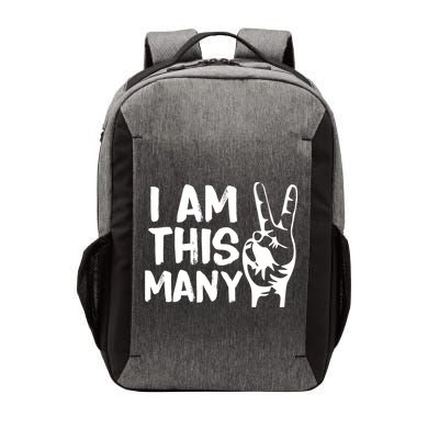 I AM This Many 2 Years Old Vector Backpack
