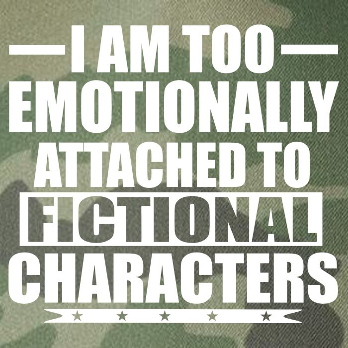I Am Too Emotionally Attached to Fictional Characters Legacy Tie Dye Trucker Hat