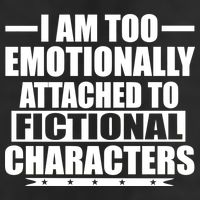 I Am Too Emotionally Attached to Fictional Characters 7 Panel Mesh Trucker Snapback Hat