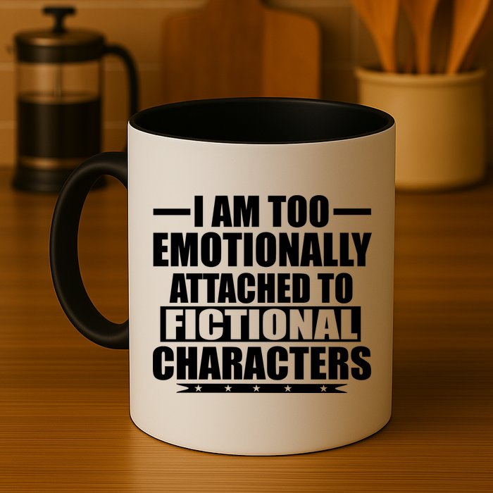 I Am Too Emotionally Attached to Fictional Characters Mug