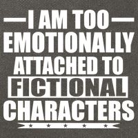 I Am Too Emotionally Attached to Fictional Characters Cotton Canvas Backpack