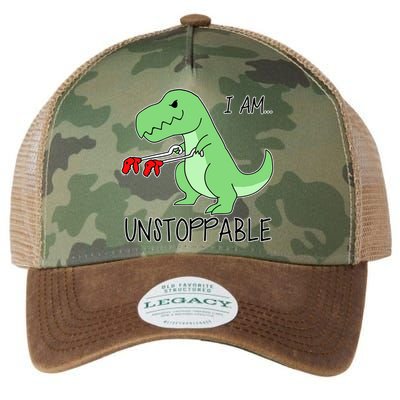 I Am Unstoppable Dinosaur Legacy Tie Dye Trucker Hat