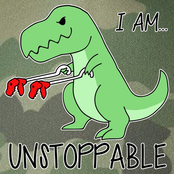 I Am Unstoppable Dinosaur Legacy Tie Dye Trucker Hat