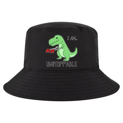 I Am Unstoppable Dinosaur Cool Comfort Performance Bucket Hat