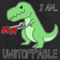 I Am Unstoppable Dinosaur Cool Comfort Performance Bucket Hat