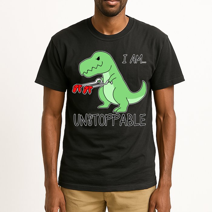 I Am Unstoppable Dinosaur Tall T-Shirt