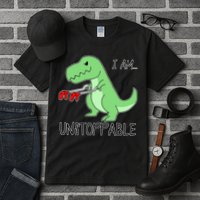 I Am Unstoppable Dinosaur Tall T-Shirt