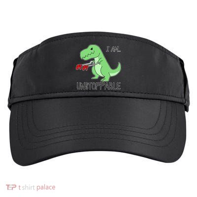 I Am Unstoppable Dinosaur Adult Drive Performance Visor