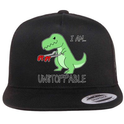 I Am Unstoppable Dinosaur Flatbill Hat