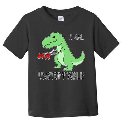I Am Unstoppable Dinosaur Toddler T-Shirt