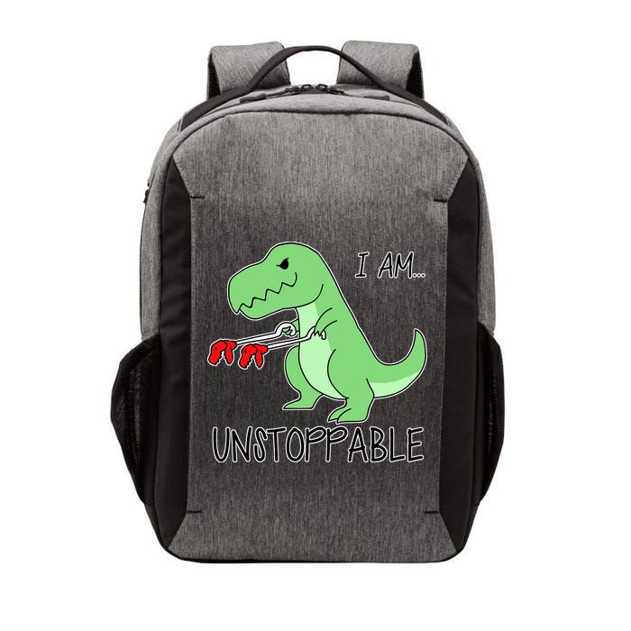 I Am Unstoppable Dinosaur Vector Backpack