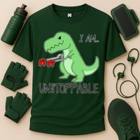 I Am Unstoppable Dinosaur Performance Shirt