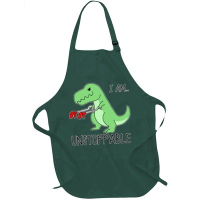 I Am Unstoppable Dinosaur Apron