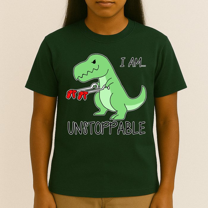 I Am Unstoppable Dinosaur T-Shirt