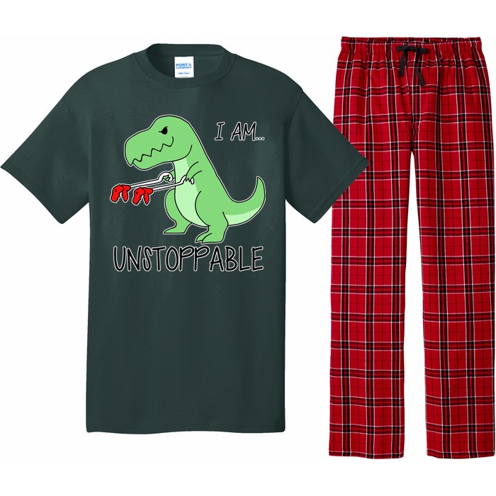 I Am Unstoppable Dinosaur Pajama Set