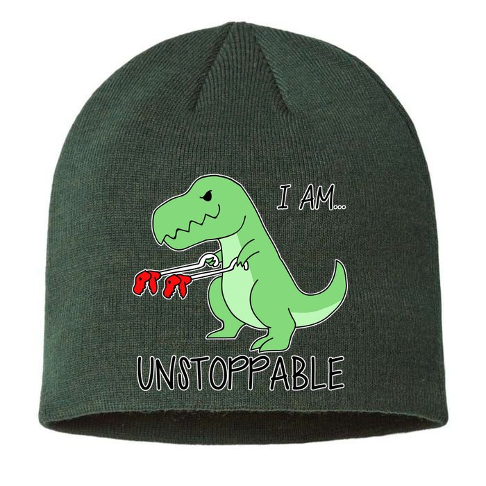 I Am Unstoppable Dinosaur Sustainable Beanie