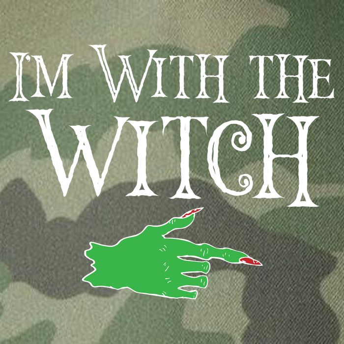 I Am With The Witch  Legacy Tie Dye Trucker Hat