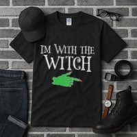I Am With The Witch  Tall T-Shirt