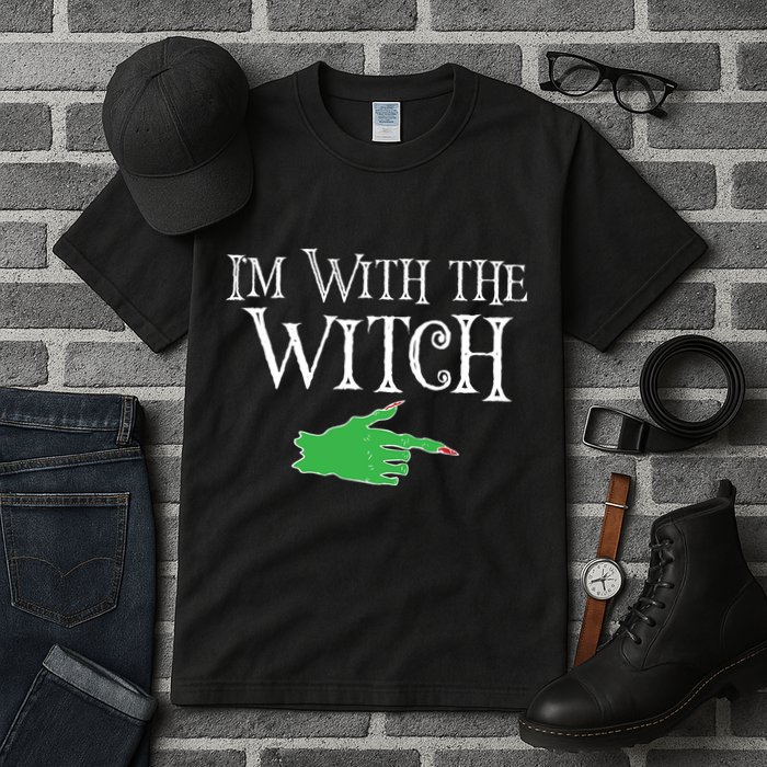 I Am With The Witch  Tall T-Shirt