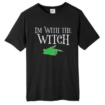 I Am With The Witch  Tall Fusion ChromaSoft Performance T-Shirt