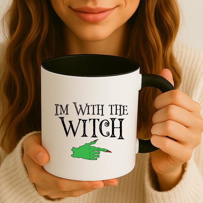 I Am With The Witch  Mug