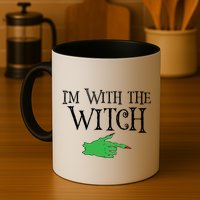 I Am With The Witch  Mug