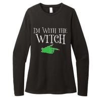 I Am With The Witch  Womens CVC Long Sleeve Shirt