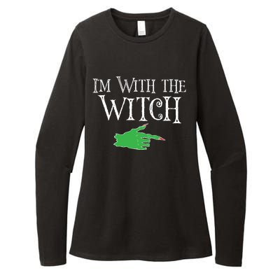 I Am With The Witch  Womens CVC Long Sleeve Shirt