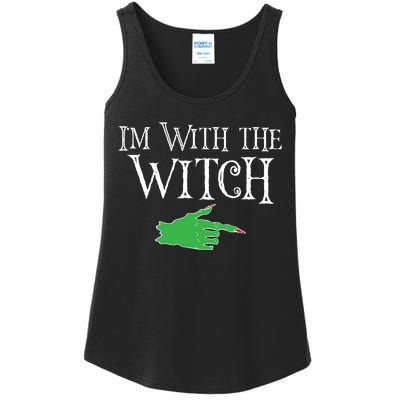 I Am With The Witch  Ladies Essential Tank