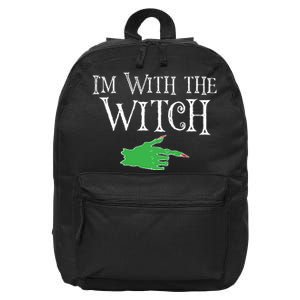 I Am With The Witch  16 in Basic Backpack