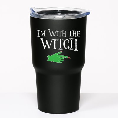 I Am With The Witch  Tumbler