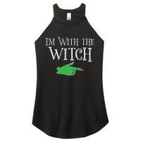 I Am With The Witch  Women's Perfect Tri Rocker Tank