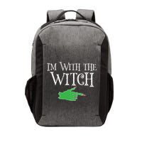 I Am With The Witch  Vector Backpack