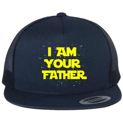 I Am Your Father Flat Bill Trucker Hat