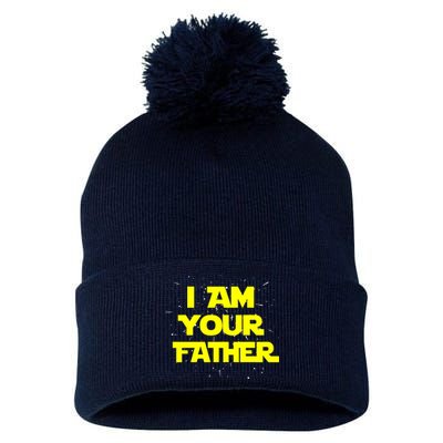 I Am Your Father Pom Pom 12in Knit Beanie