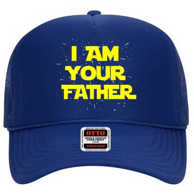 I Am Your Father High Crown Mesh Back Trucker Hat