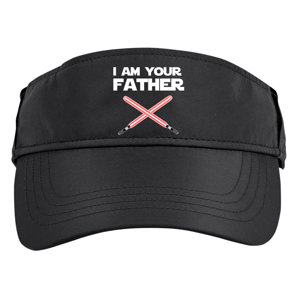 I Am Your Father Dad Lightsaber Adult Drive Performance Visor
