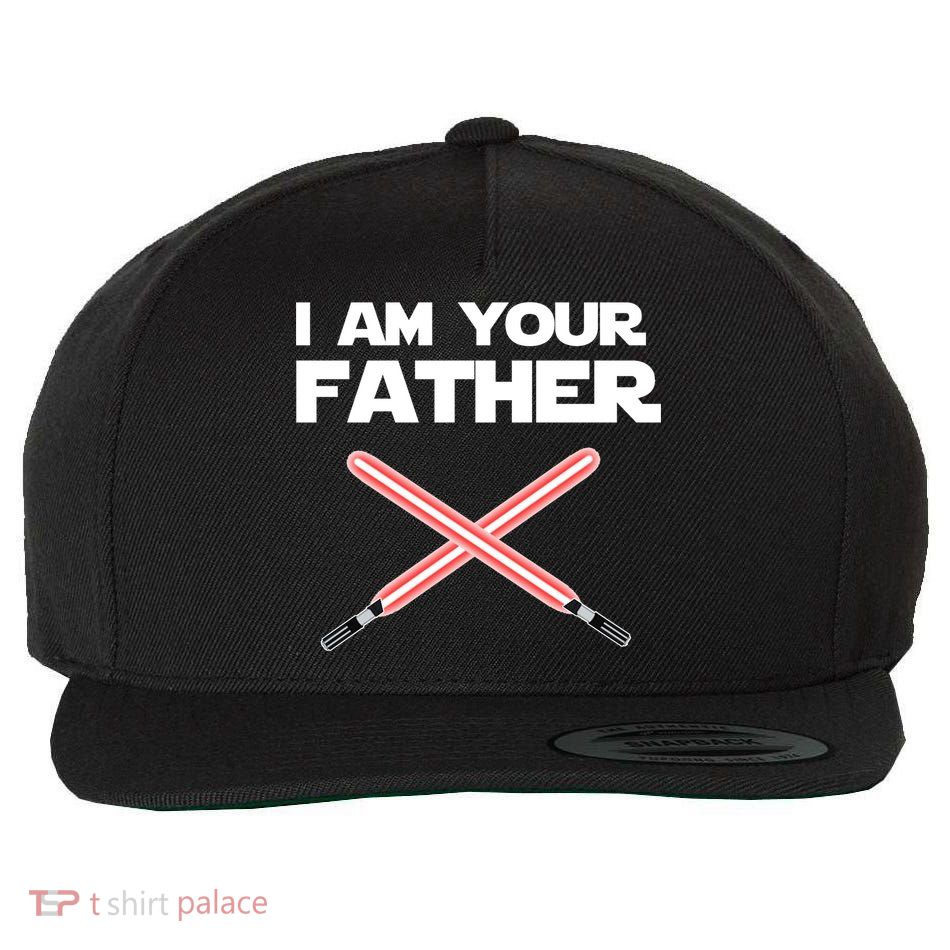 I Am Your Father Dad Lightsaber Wool Snapback Cap