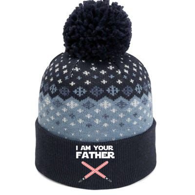 I Am Your Father Dad Lightsaber The Baniff Cuffed Pom Beanie