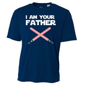 I Am Your Father Dad Lightsaber Cooling Performance Crew T-Shirt