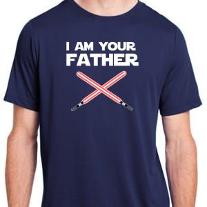 I Am Your Father Dad Lightsaber Adult ChromaSoft Performance T-Shirt