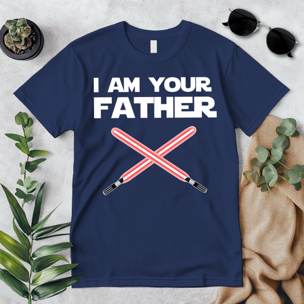 I Am Your Father Dad Lightsaber Premium T-Shirt