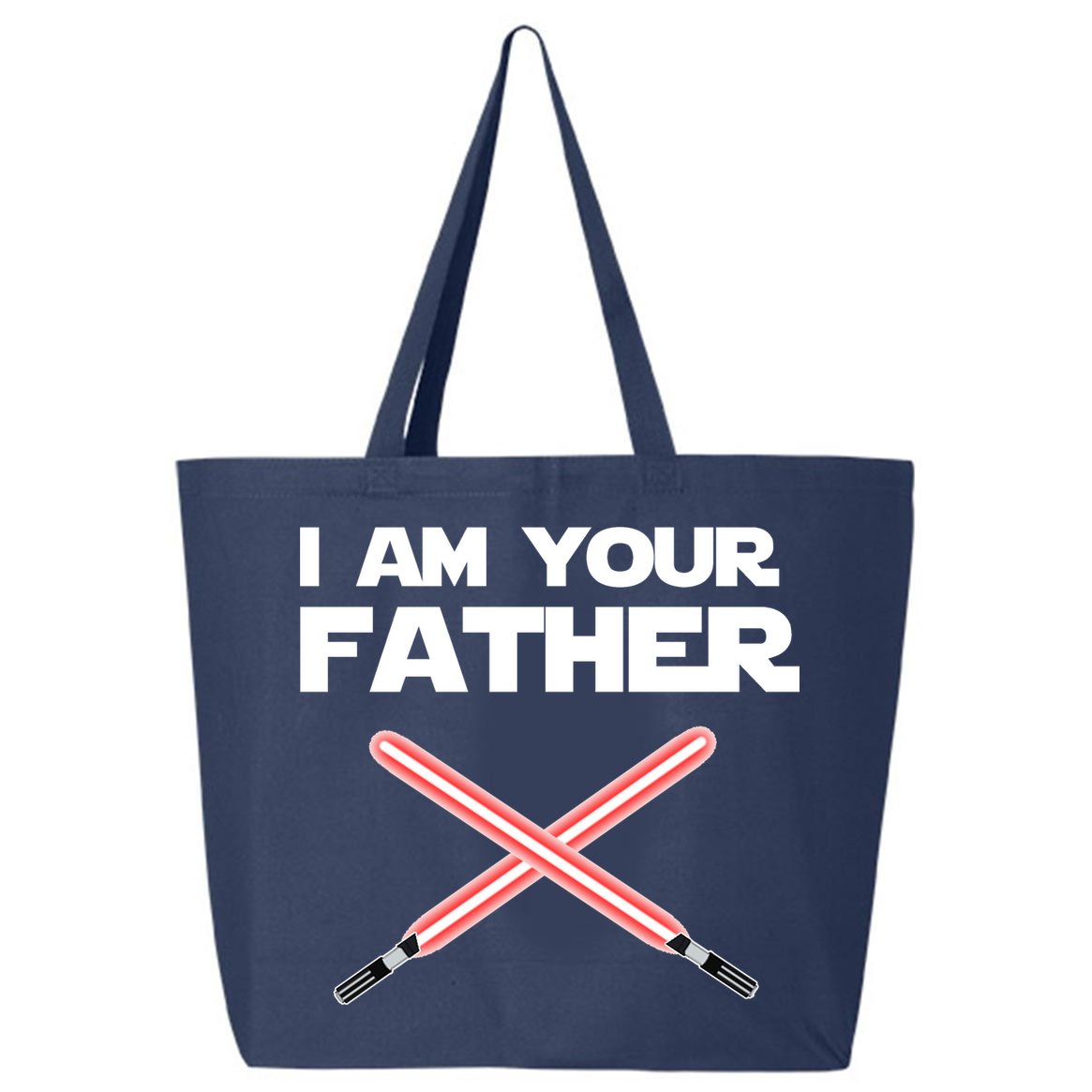 I Am Your Father Dad Lightsaber 25L Jumbo Tote