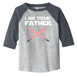 I Am Your Father Dad Lightsaber Toddler Fine Jersey T-Shirt