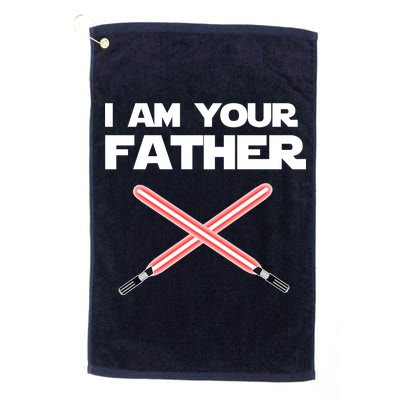 I Am Your Father Dad Lightsaber Golf Towel