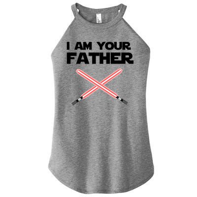 I Am Your Father Dad Lightsaber Women’s Perfect Tri Rocker Tank