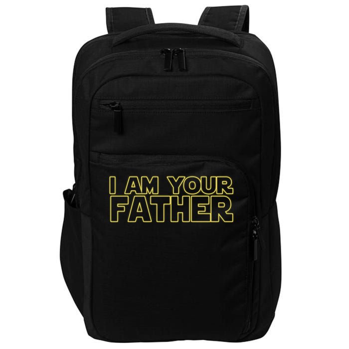 I Am Your Father Funny Dad Parody Impact Tech Backpack