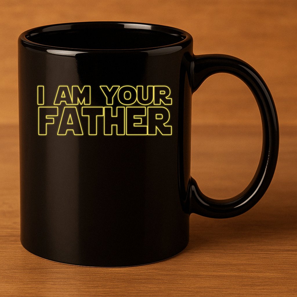 I Am Your Father Funny Dad Parody 11oz C Handle Ceramic Mug